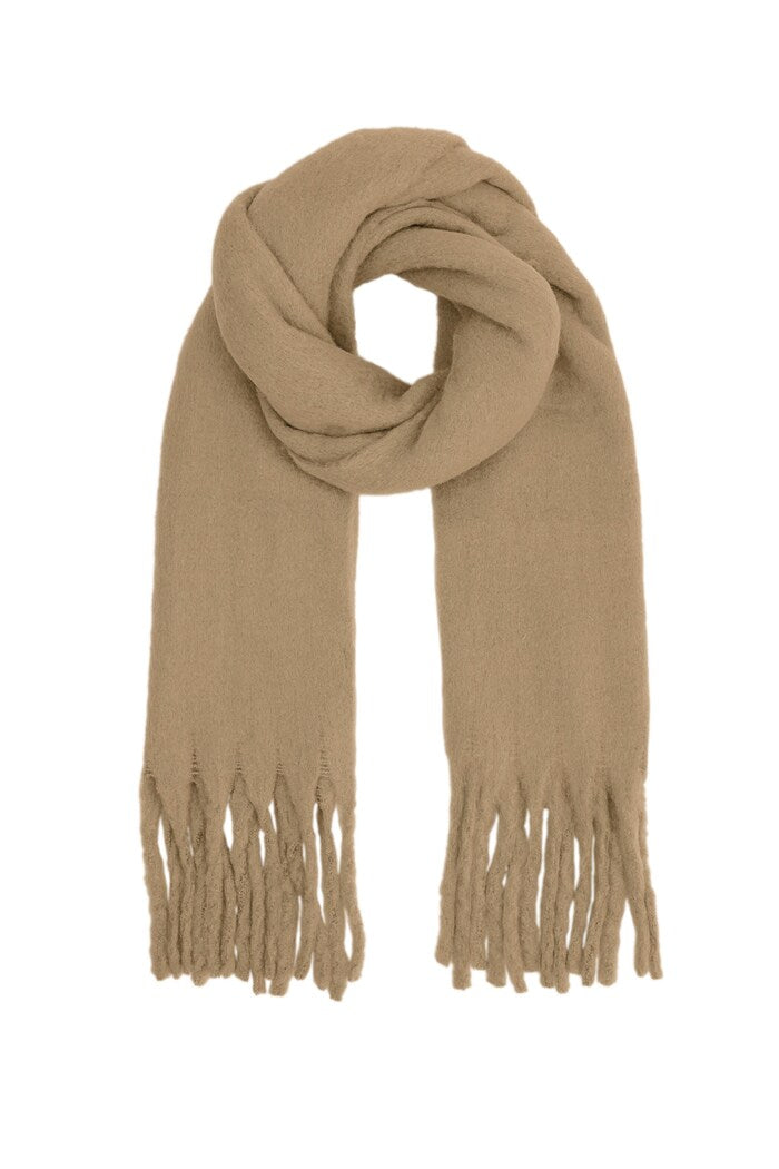 NARA scarf light brown